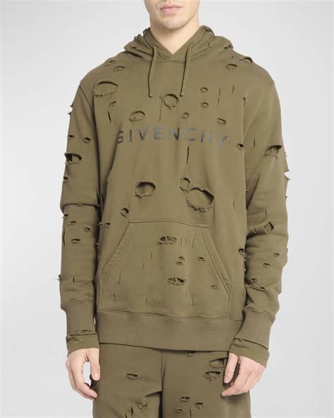 givenchy vintage hoodie fake|givenchy men's destroyed hoodie.